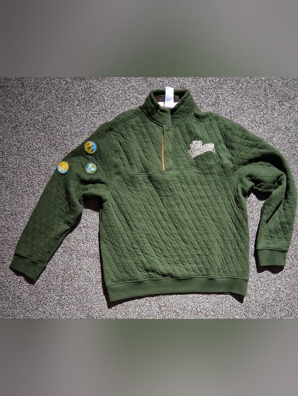 Disney Fort Wilderness Resort Quilted Pullover Sweater